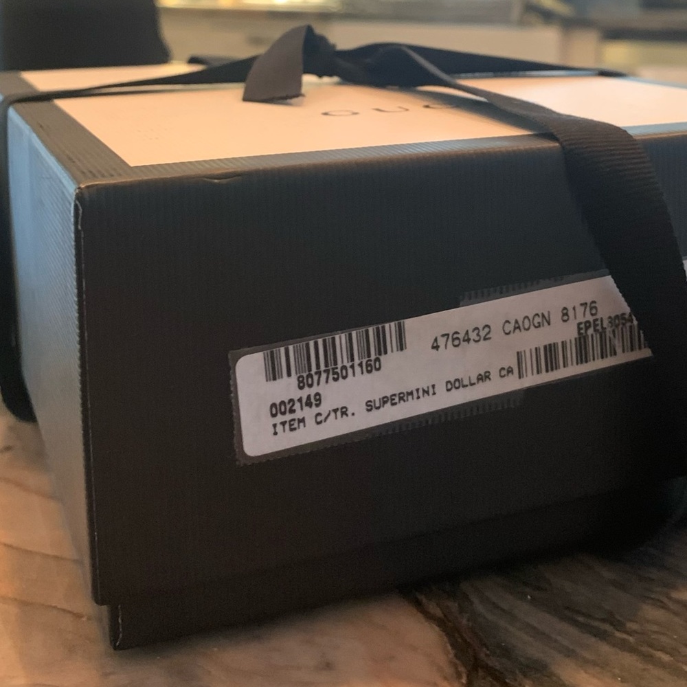 Gucci Dionysus Super Mini Black Grained Leather - Picture 11 of 16